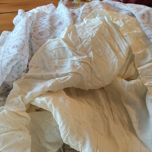 Vintage Floral & Lace Maxi Dress Homecoming Prom Prairie Boho Romantic Wedding - Picture 11 of 16